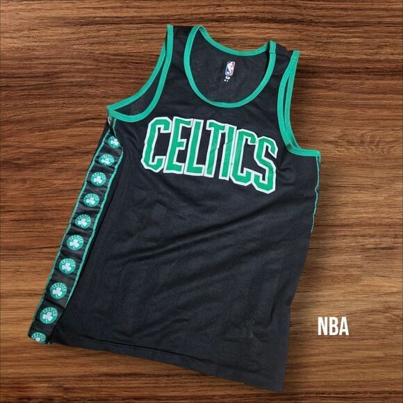 NBA Black and Green Tank Jersey - Picture 1 of 4